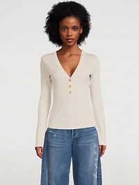 Scarlett Rib Henley