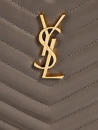 YSL Monogram Leather Wristlet