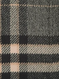 Signature Doublé Wool Coat Check Print