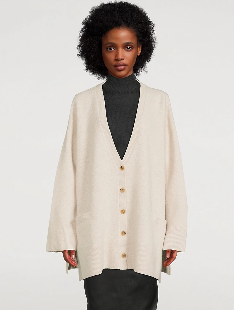 Brushed Wool Cardigan