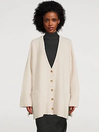 Brushed Wool Cardigan