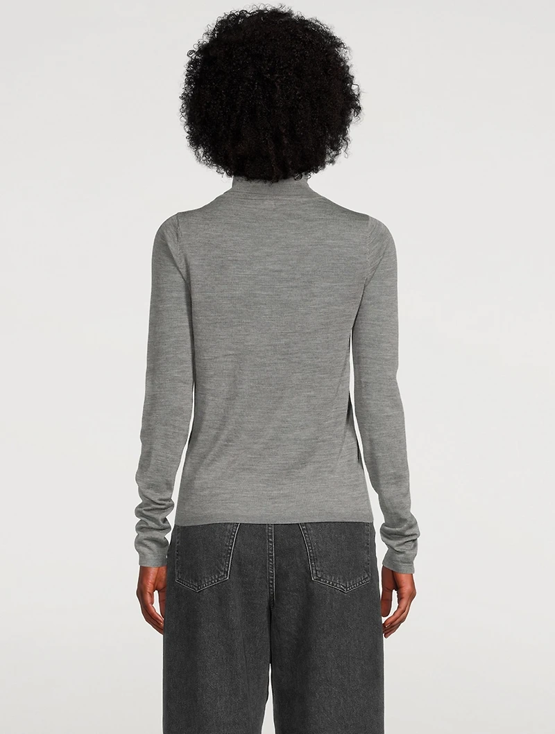 First Layer Wool Turtleneck Sweater