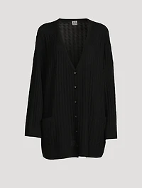 Mini Cable Wool Cardigan