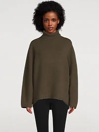 Wool And Cashmere Turtleneck Sweater