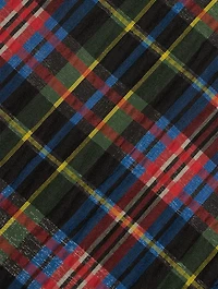 Seersucker Collar In Check Print