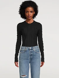 The Ives Ruched Bodysuit