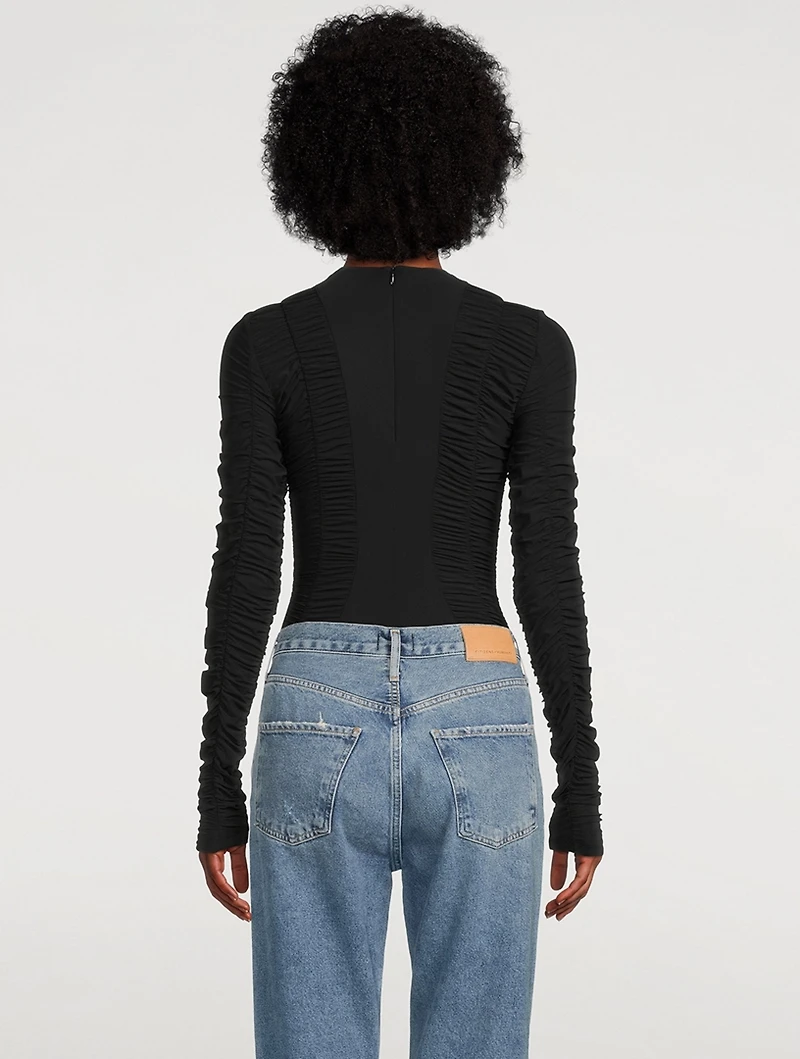 The Ives Ruched Bodysuit