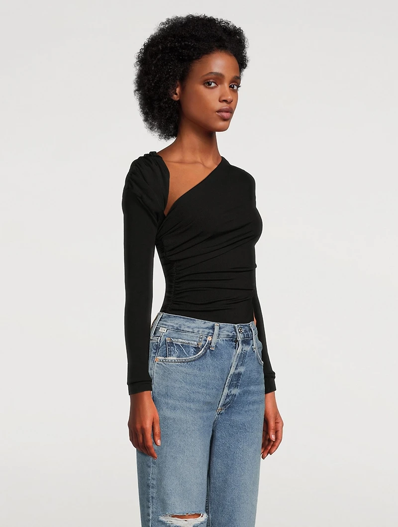 The Fonteyn Asymmetric Bodysuit