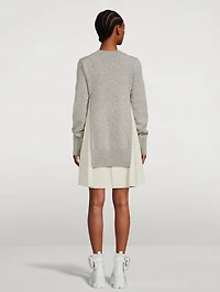 Suiting Mix Pullover Sweater