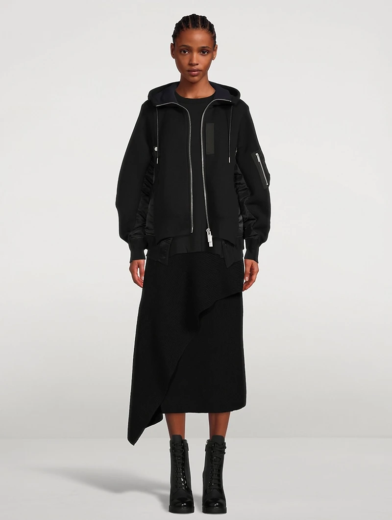 Cotton T-Shirt With Embroidered Sides