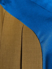 Wool And Satin Suiting Shirt
