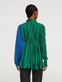Wool And Satin Sweater