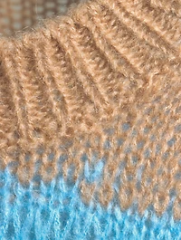 Distressed Striped Sweater