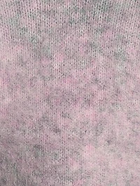 Mohair-Blend V-Neck Sweater