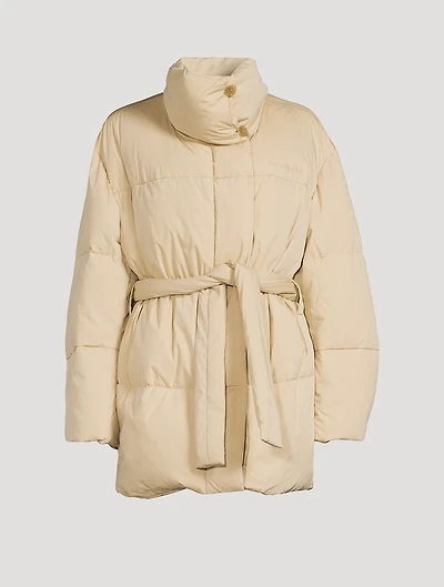 Belted Puffer Jacket