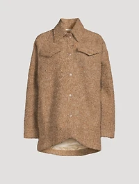 Bouclé Shirt Jacket