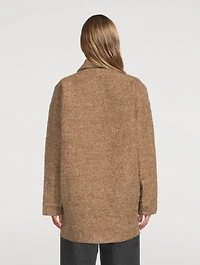 Bouclé Shirt Jacket