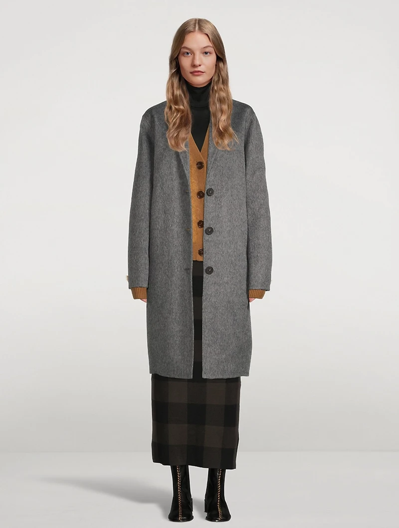 Wool And Alpaca Coat