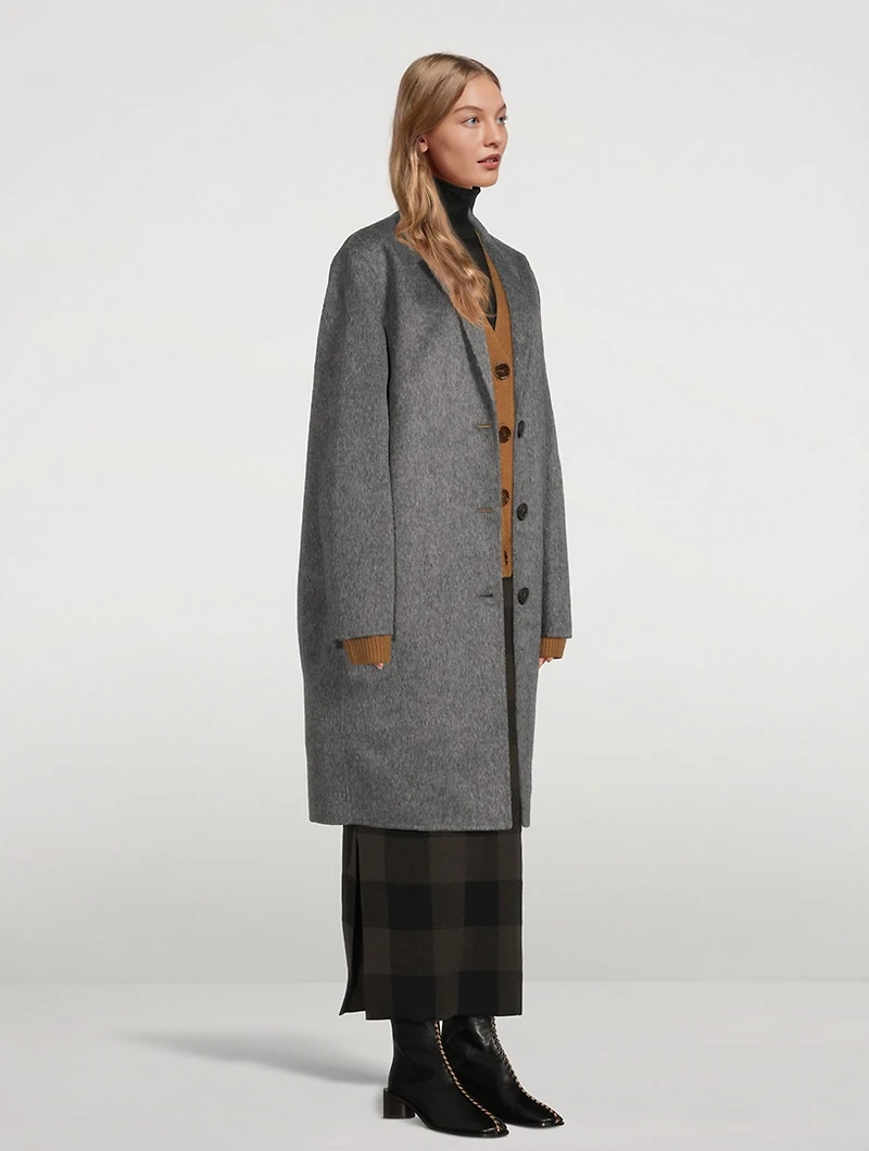 Wool And Alpaca Coat