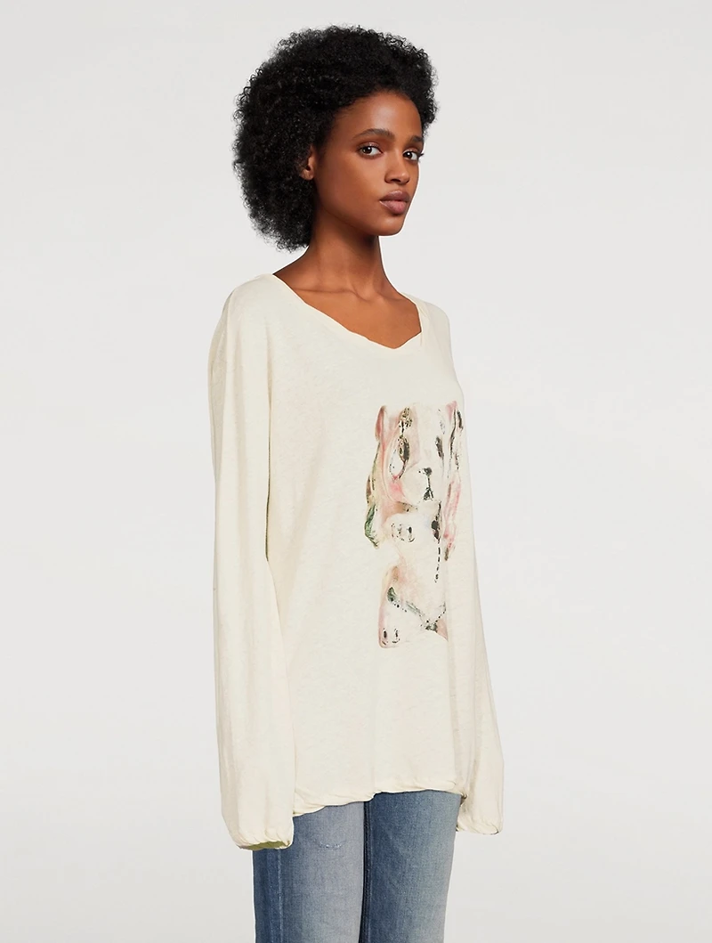 Graphic Long-Sleeve T-Shirt