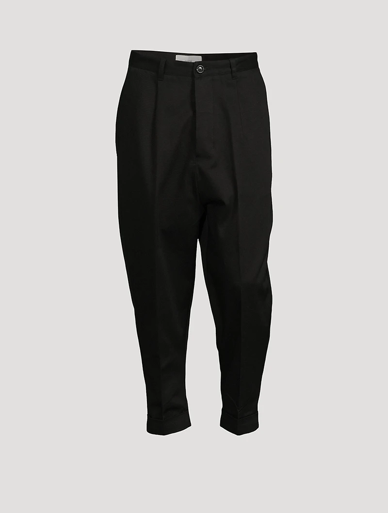 Oversized Carrot-Fit Chino Pants