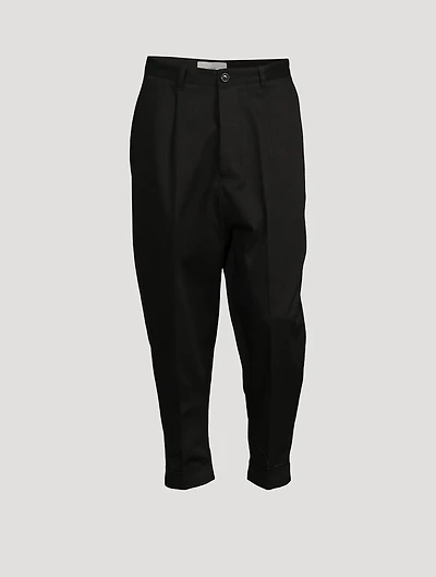 Oversized Carrot-Fit Chino Pants
