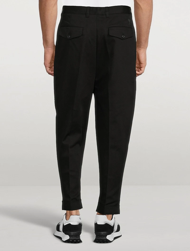 Oversized Carrot-Fit Chino Pants