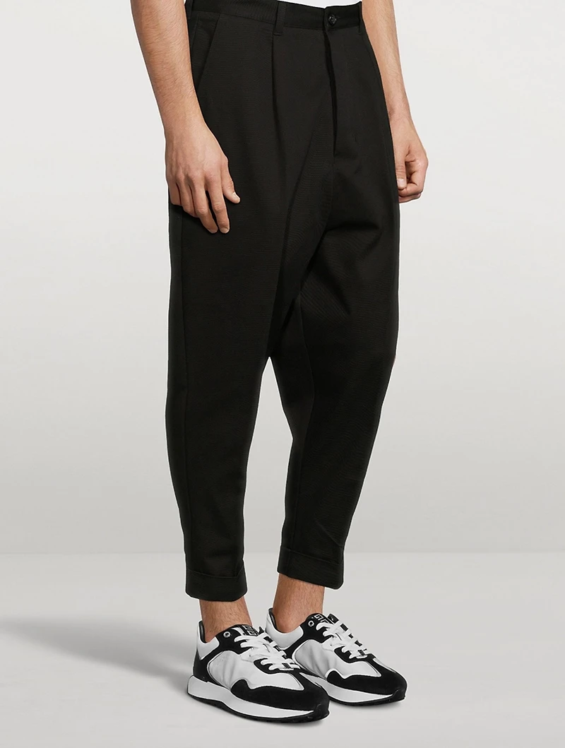 Oversized Carrot-Fit Chino Pants