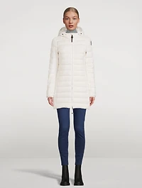 Irene Quilted Down Jacket With Hood