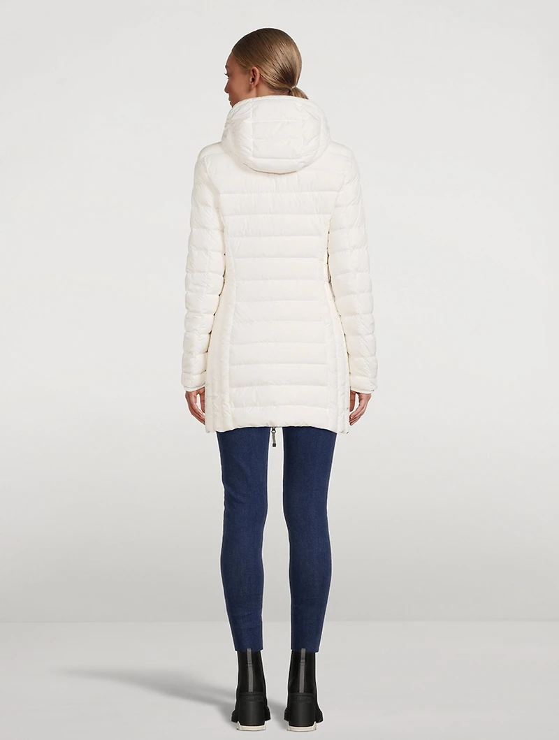 Irene Quilted Down Jacket With Hood