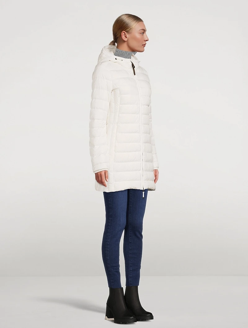 Irene Quilted Down Jacket With Hood