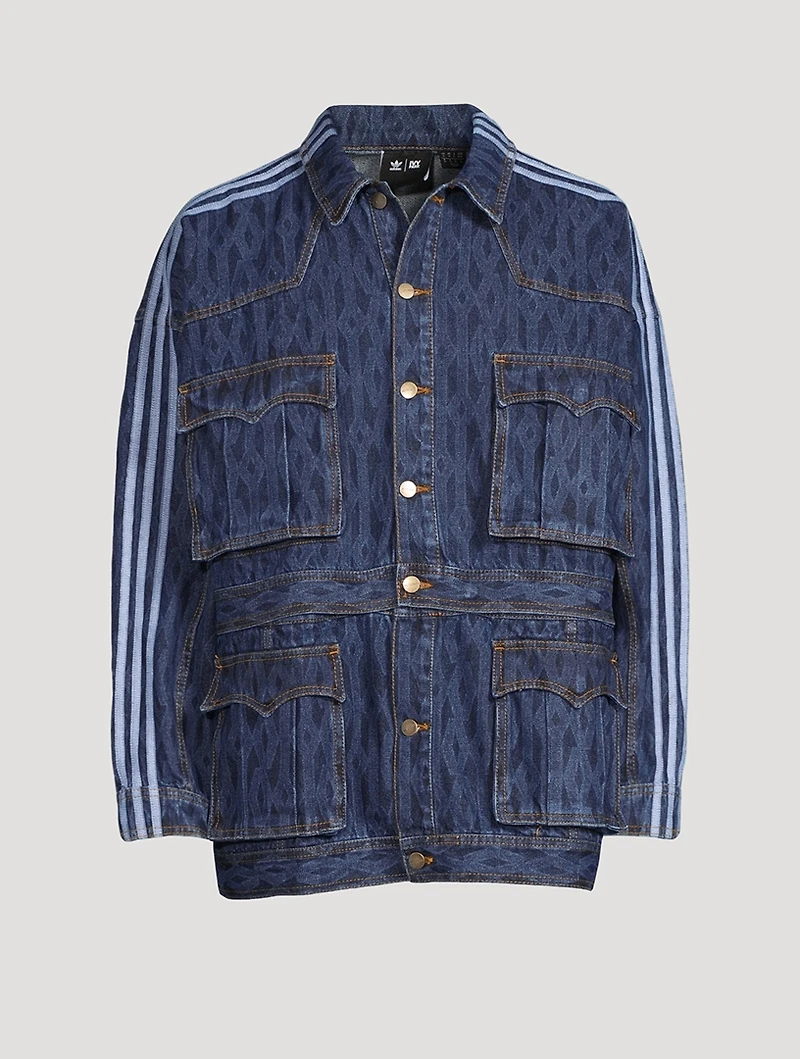 Ivy Park Monogram Denim Track Jacket