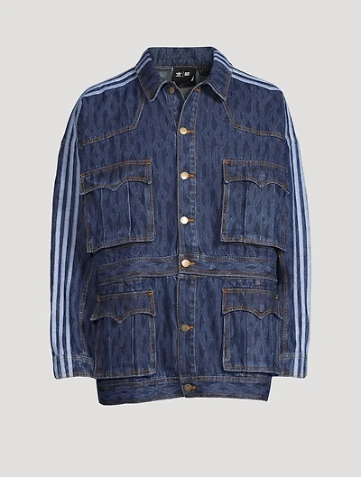 Ivy Park Monogram Denim Track Jacket