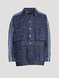 Ivy Park Monogram Denim Track Jacket