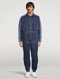 Ivy Park Monogram Denim Track Jacket