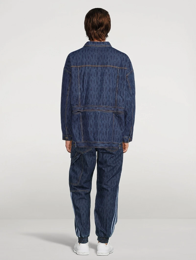 Ivy Park Monogram Denim Track Jacket