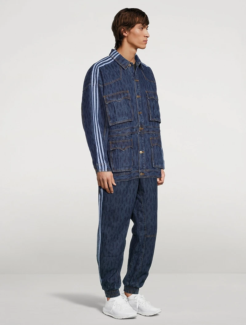 Ivy Park Monogram Denim Track Jacket