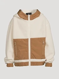 Kids Brady Teddy Fleece Jacket With Hood