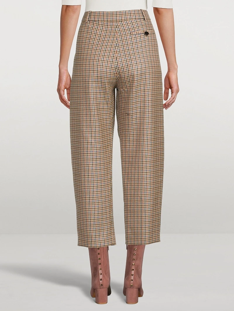 Cavalry Wool Trousers Houndstooth