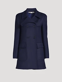 Nyla Double-Breasted Wool Coat