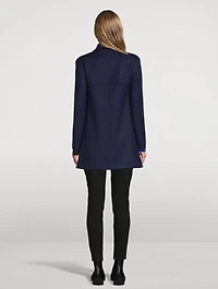 Nyla Double-Breasted Wool Coat
