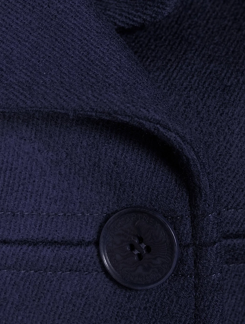 Nyla Double-Breasted Wool Coat