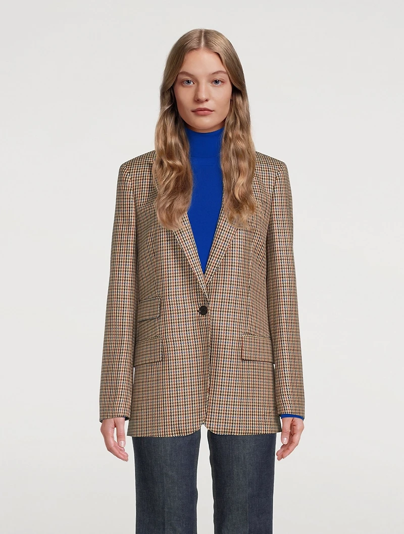 Bell Wool Jacket Houndstooth