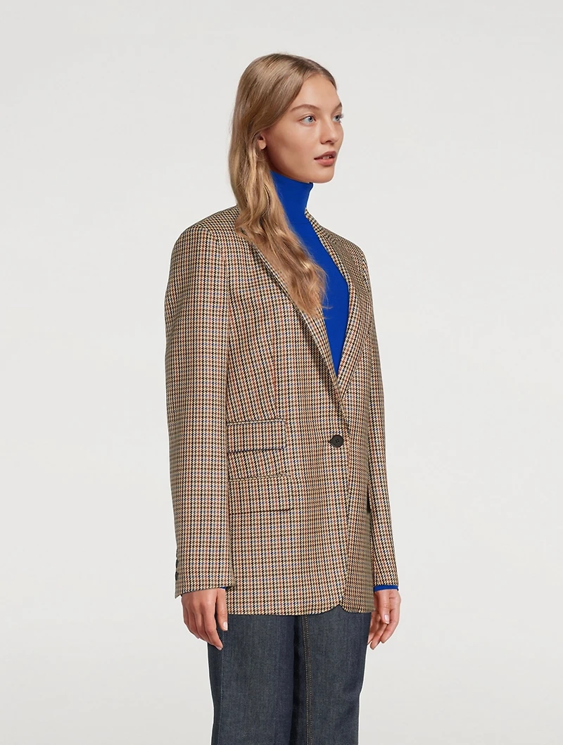 Bell Wool Jacket Houndstooth