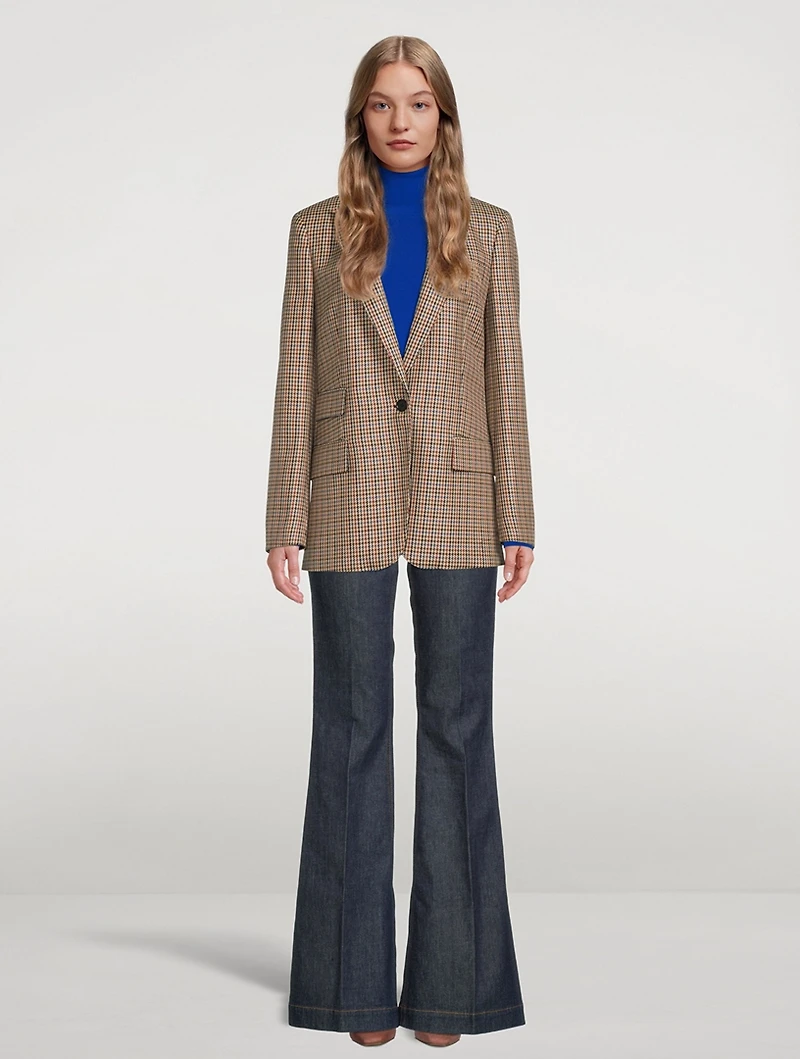 Bell Wool Jacket Houndstooth