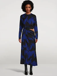 Magnolia Cut-Out Midi Dress