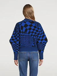 Geometric Virgin Wool Sweater