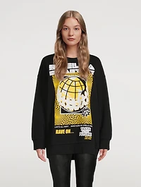 Rave Graphic Sweatshirt