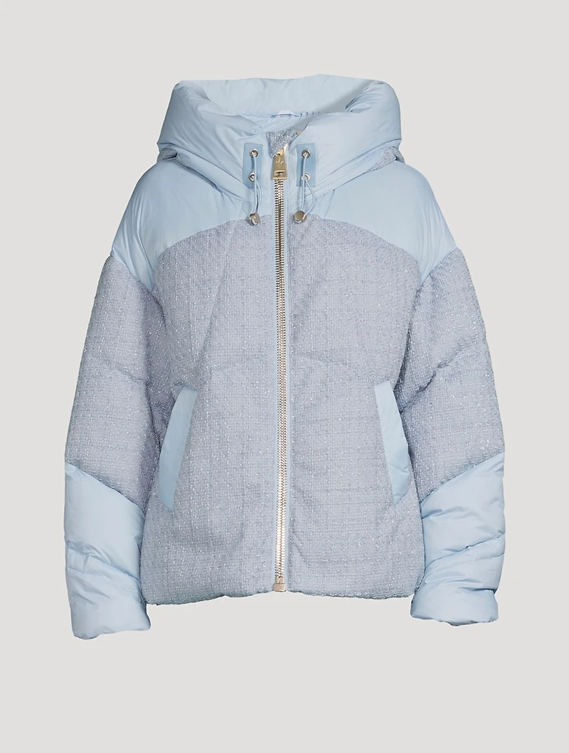 Matignon Tweed Icon Down Puffer Jacket