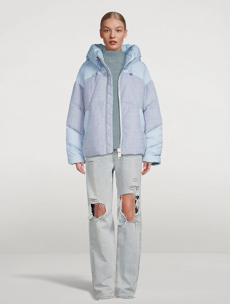 Matignon Tweed Icon Down Puffer Jacket